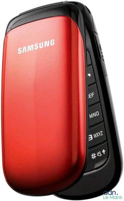 Téléphone portable Samsung GT-E1150C Rouge - Test d'allumage…
