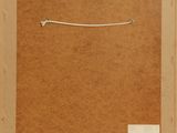 an old picture of a piece of paper with a rope on it