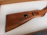 the rifle is in the box ready to be used
