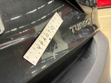 a sticker on the hood of a car that says turbo