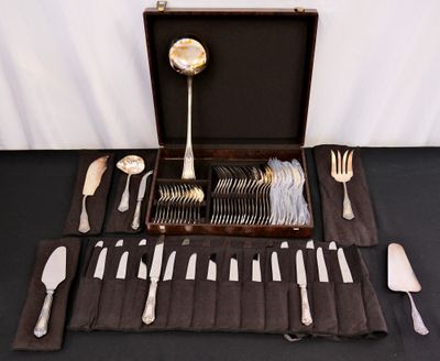 a case with silverware in it on a table