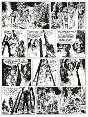 une page de la bande dessinée tirée du premier numéro de *The Walking Dead*