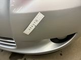 a sticker on the front of a car with a name on it