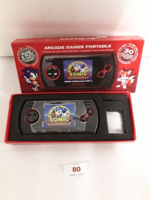 Console portable plug and play SONIC 30 jeux en l'etat