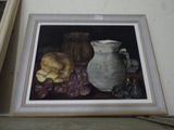 a picture of a painting on the wall of a room