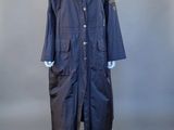 an image of a mannequin mannequin wearing a blue rain coat