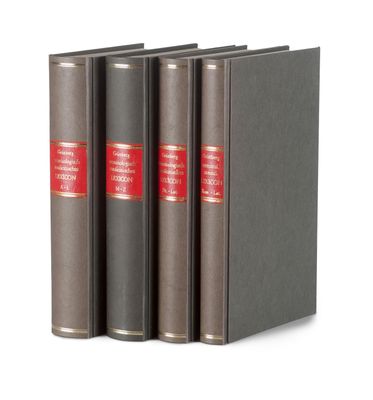 a set of three books sitting on top of each other
