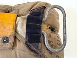 an image of a close up of a bag with a metal hook
