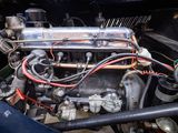 a close up of the engine of a car