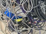a pile of wires and wires on the floor
