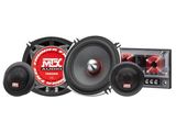 a pair of speakers and a monitor are shown in this image