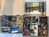 a box full of assorted electronic components sitting on a table