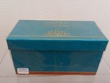 an image of a blue box sitting on top of a table