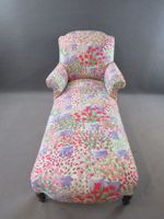 Méridienne, garniture tissu floral. (photo 2)