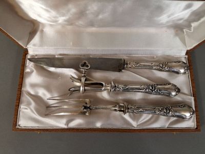 a box with a set of silverware in it