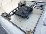 a suitcase sitting in the trunk of a car