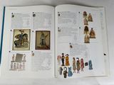 an open book with pictures of people and animals on it