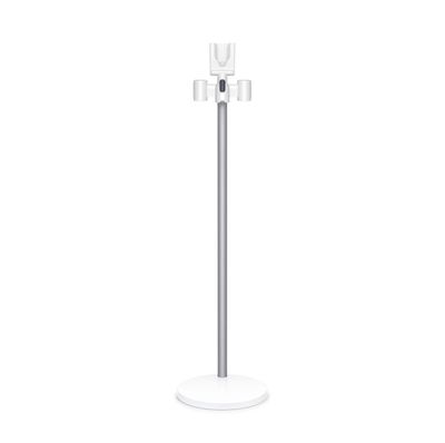 an image of a white toilet paper holder on a stand