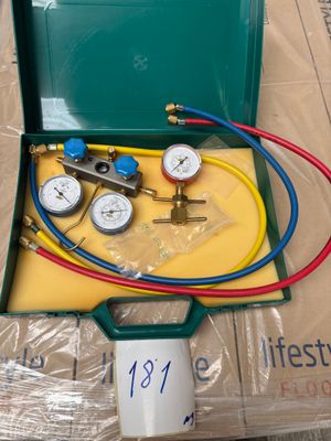 Coffret de manomètres frigorifiques REFCO BM2-SP-SET compren…
