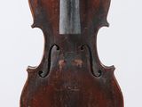 an old violin on a white background with a white background