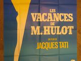 a poster for the movie les vacances de mhulot