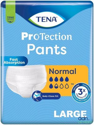 tena protection pants normal large