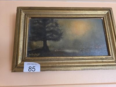 an image of a picture of a painting hanging on a wall