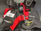 a black bag with a red strap and a black bag with a red strap and a black bag with a red strap and a black bag with a red