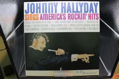 Johnny Halliday sings america's rockin' Hits Vinyle