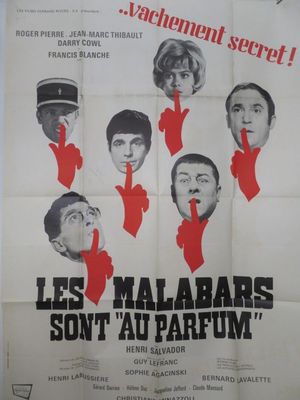 une affiche du film « Les Malabars ne sont pas au parfum »