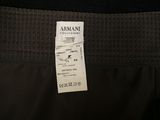 a close up of a label on a black jacket