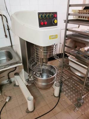 Pétrin PHEBUS PH 402 2 cuves 20L et 40L avec accessoires