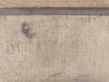 a close up of a piece of wood with a piece of wood sticking out of it