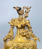 10803-25 / sur Z1 / Belle garniture de cheminée en albâtre e… (photo 3)