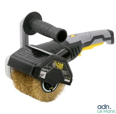 a close up of a brush with a cord attached to it