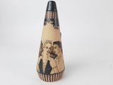 a pencil with a picture of a man and a woman on it