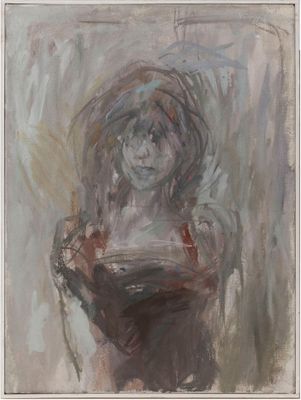 une image d'un tableau représentant une femme en robe noire