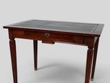 an image of a small table with a drawer underneath it