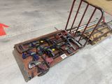 a lot of tools that are sitting on a pallet