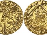 a gold coin with an image of a man on a horse