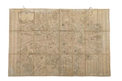 an old map of the city of london on a piece of parchment