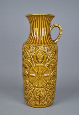 WEST GERMANY - Grand VASE à une anse en faïence émaillée dan…