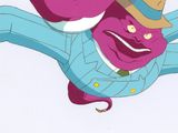 une illustration représentant un homme en costume et portant un chapeau
