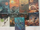 un grand nombre de livres posés sur une table