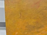 an image of a painting of a yellow and brown background