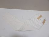 a picture of a pair of white jeans on a table