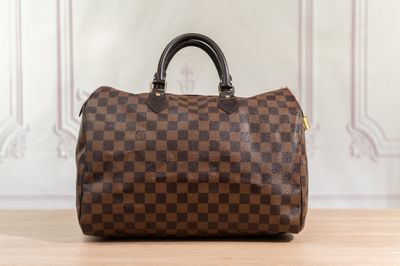 Sac Speedy Louis Vuitton en toile Damier
