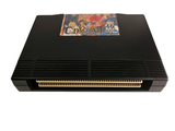 a black computer with a video game on top of it