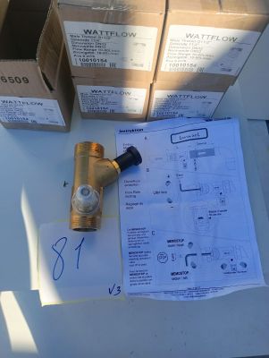 a box of water and a water meter on a table