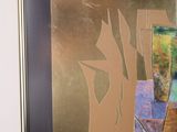 a picture of a painting on the wall of a room